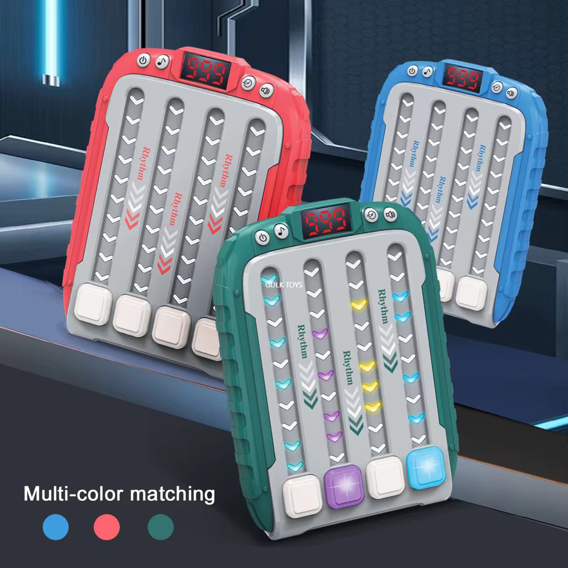 Audio Music Dj - Rhythm Master Fidget-Spielzeug Schnelles Push-Pop Musik-Tanzspielgerät
