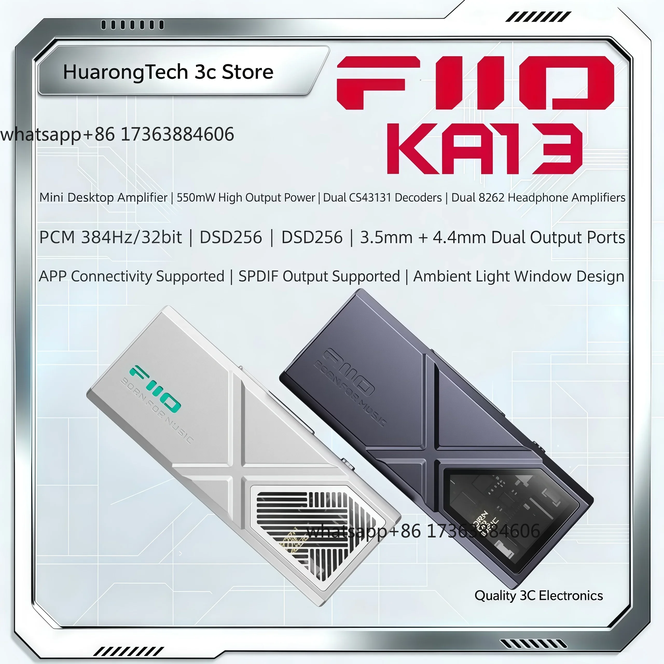 KA13 USB DAC Kopfhörerverstärk – Headphone Amplifier Dac Bewertung und Preis