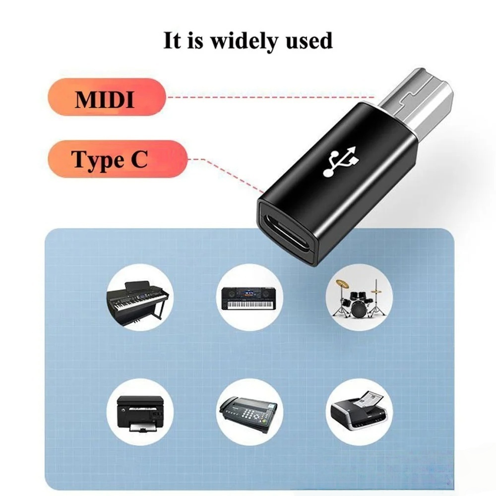 USB-B-Stecker auf USB-Typ-C-Bu – Midi Controller Pad Bewertung und Preis