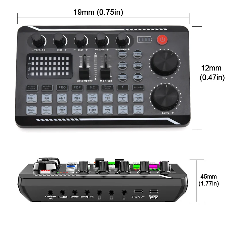 F998 Soundkarte Mikrofon Sound – Audio Music Dj Bewertung und Preis
