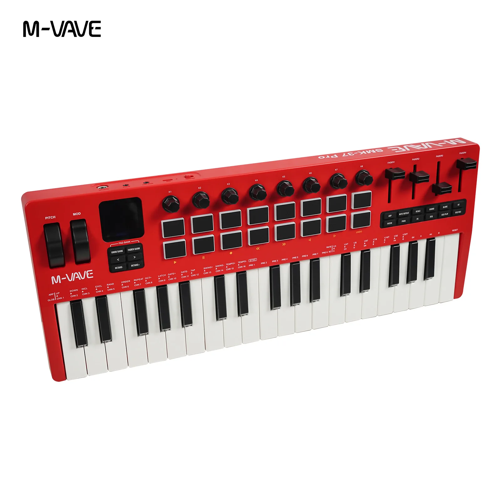 M-VAVE SMK-37 Pro 37-Tasten-MI – Midi Controller Pad Bewertung und Preis