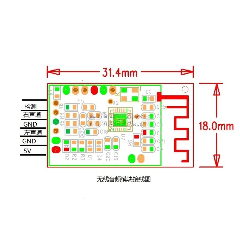 2,4-GHz-Funk-Audioübertragungs – Audio Music Image Bewertung und Preis