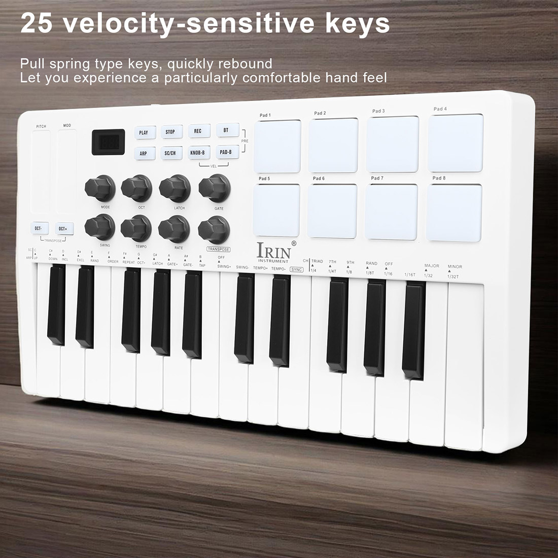 SMK-25 Tragbare Tastatur MIDI- – Midi Controller Pad Bewertung und Preis
